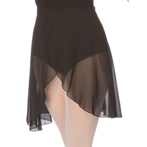 Papillon PA3071 Zwarte Lange Wikkelrok voor Dames elegant en sierlijk