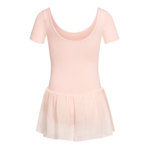 Rumpf 3040 Roze balletpakje met rokje en korte mouwen
