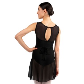 Rumpf RU3050 Chiffon Ballet Wikkelrok zwart