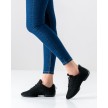 Anna Kern suny 120 gebreid mesh zwarte danssneakers salsa stijldansen