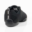 Suny lage zwarte danssneakers met splitzool