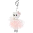 Alista sleutelhanger ballerina beer wit F490274/1