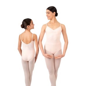 Rumpf Balletpakje voor Meisjes met Spaghettibandjes Zalmroze R3102C